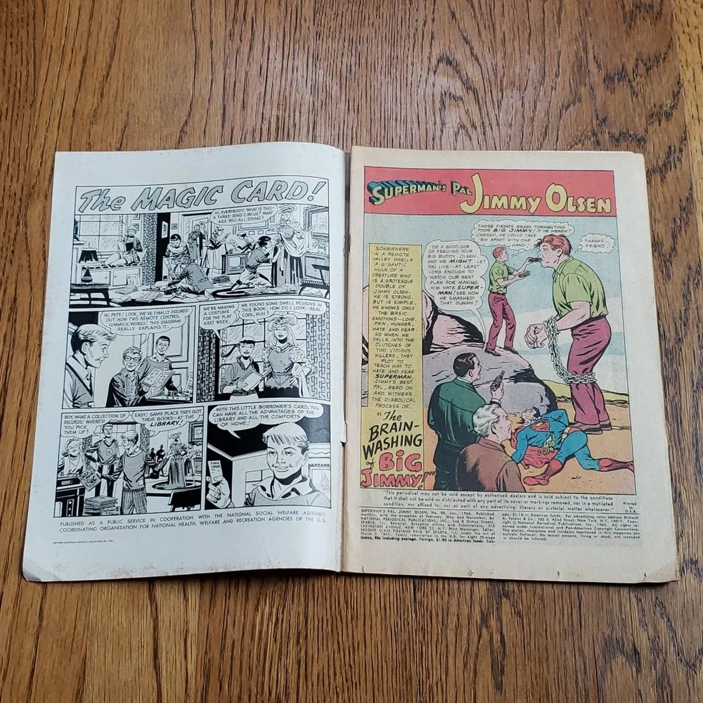 Vintage 60s Superman's Pal Jimmy Olsen No. 90 DC Comics Comic Book - Picture 2 of 16